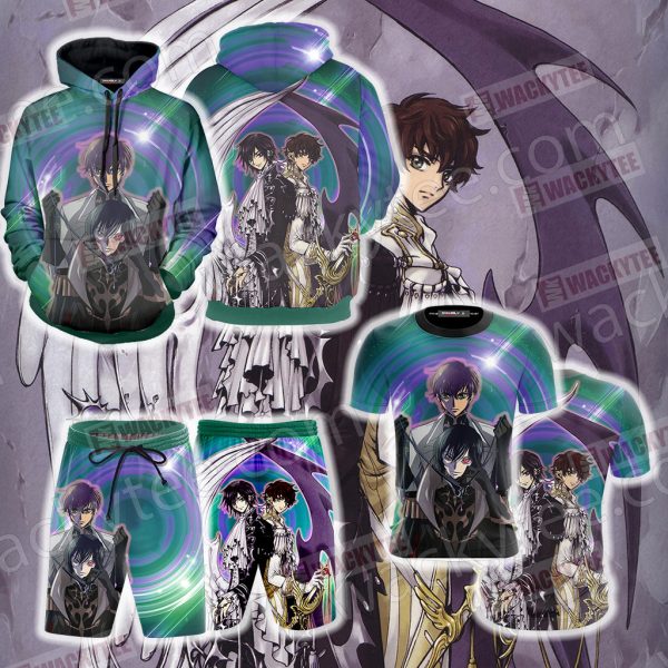 Code Geass Suzaku and Lelouch 3D Hoodie