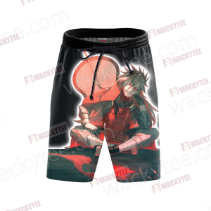 Naruto Uchiha Madara 3D Beach Shorts