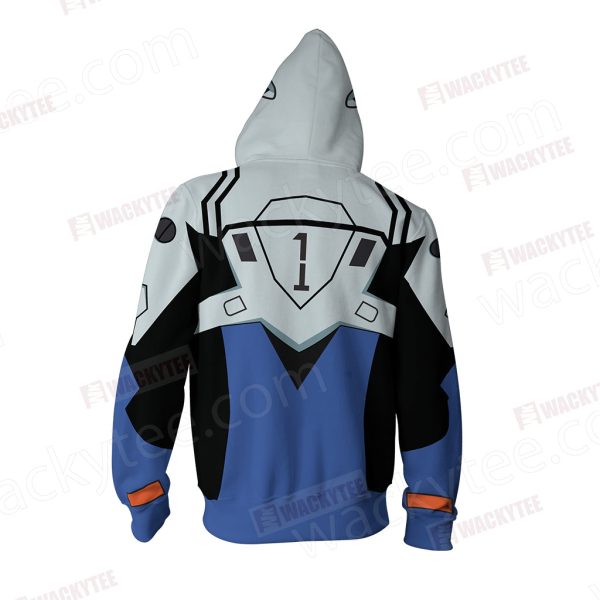 Shin Seiki Evangelion Ikari Shinji Cosplay Zip Up Hoodie Jacket