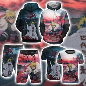 Naruto Uzumaki Minato 3D Hoodie