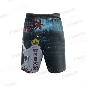 Naruto Uzumaki Minato 3D Beach Shorts