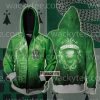 The Cunning Slytherin Harry Potter New Look Zip Up Hoodie