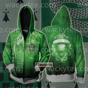 The Cunning Slytherin Harry Potter New Look Zip Up Hoodie