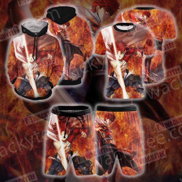 Fate/Stay Night Muramasa Shirou 3D Beach Shorts