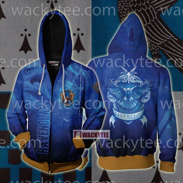 Ravenclaw Harry Potter New Look Zip Up Hoodie