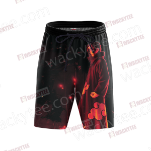 Naruto Uchiha Itachi 3D Beach Shorts