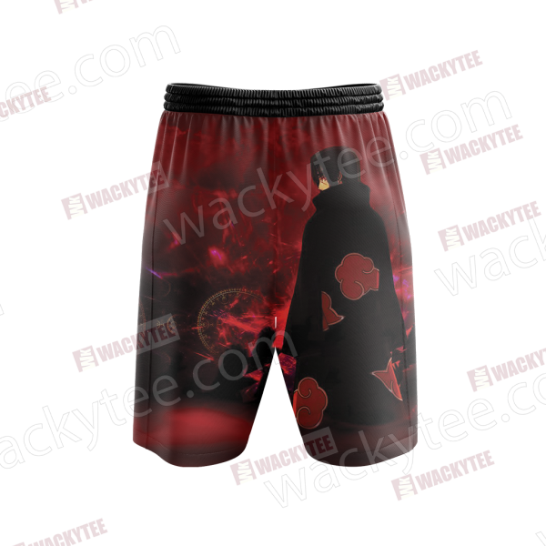 Naruto Uchiha Itachi 3D Beach Shorts