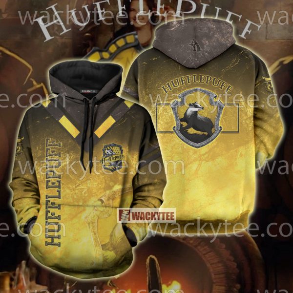 Hufflepuff My Honor Is My Loyalty 3D Hoodie