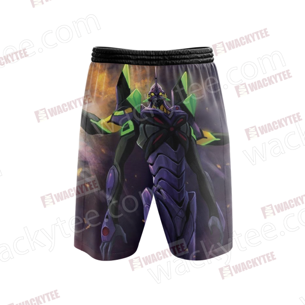 Shin Seiki Evangelion Ikari Shinji 3D Beach Shorts