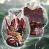 Mobile Suit Gundam Sinanju 3D Hoodie