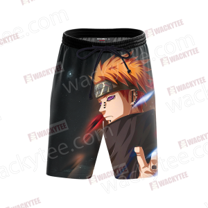 Naruto Pain 3D Beach Shorts