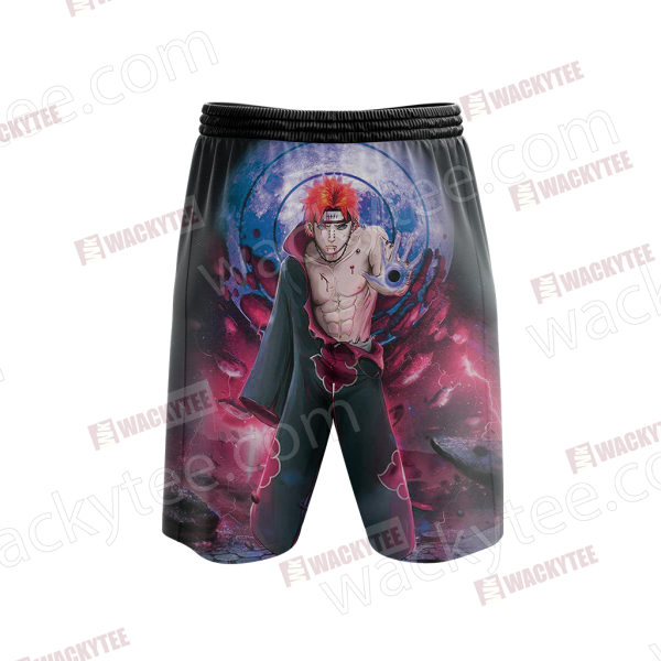 Naruto Pain 3D Beach Shorts