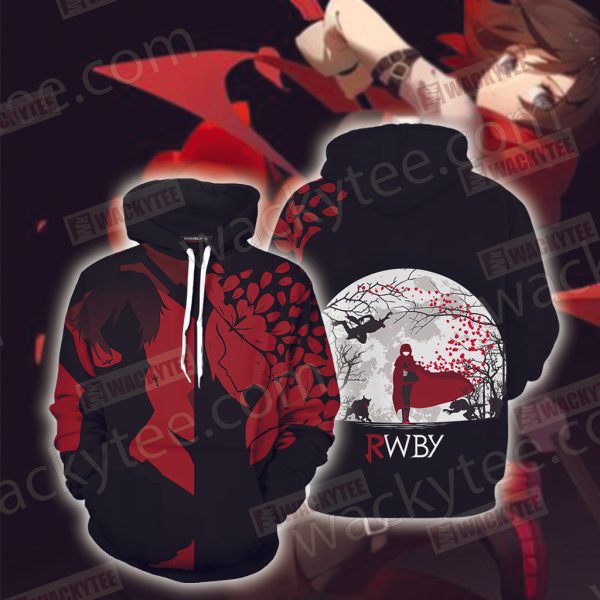 Team RWBY Ruby Rose 3D Hoodie