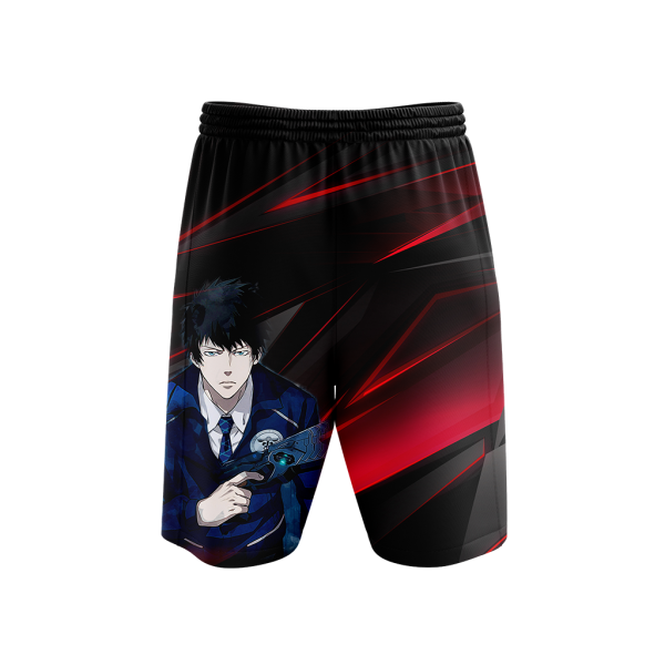 Psycho-Pass Shinya Kogami 3D Beach Shorts