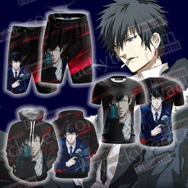 Psycho-Pass Shinya Kogami 3D Beach Shorts