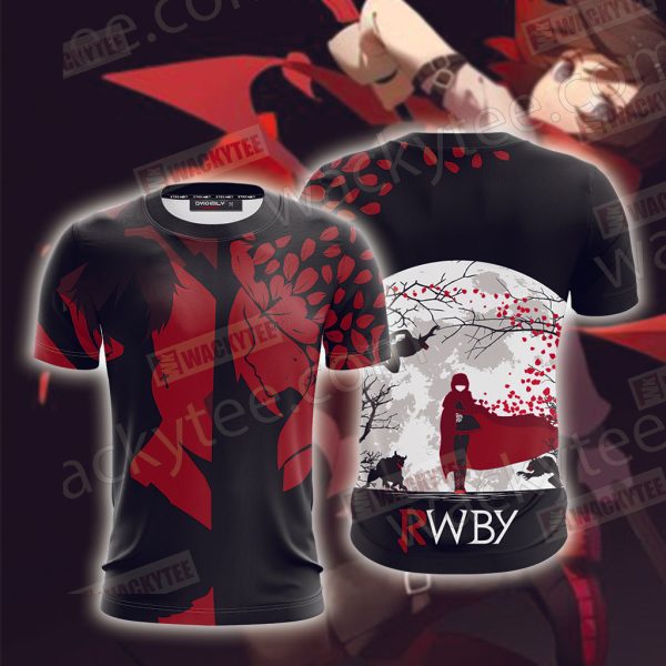 Team RWBY Ruby Rose Unisex 3D T-shirt