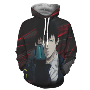 Psycho-Pass Shinya Kogami 3D Hoodie