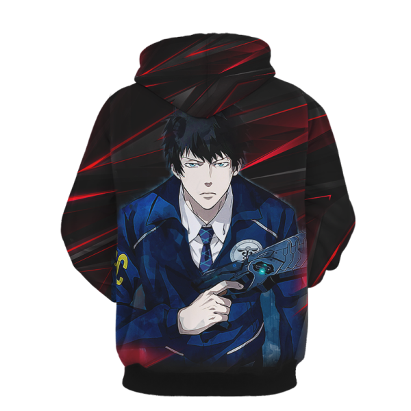 Psycho-Pass Shinya Kogami 3D Hoodie