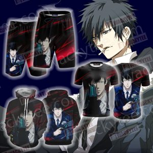 Psycho-Pass Shinya Kogami 3D T-shirt