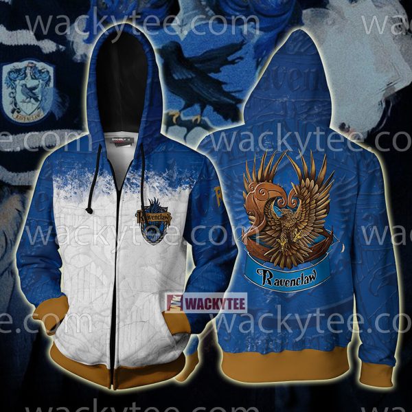 Ravenclaw Wear Your House Colours With Pride Zip Up Hoodie