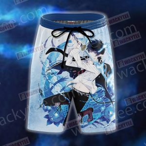 Blue Exorcist Rin Okumura 3D Beach Shorts