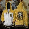 Hufflepuff Wear Your House Colours With Pride Zip Up Hoodie