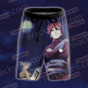 Naruto Gaara 3D Beach Shorts