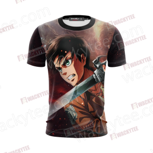 Attack On Titan Eren Jaeger 3D T-shirt