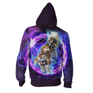 Elsword Chung Iron Paladin 3D Zip Up Hoodie Jacket