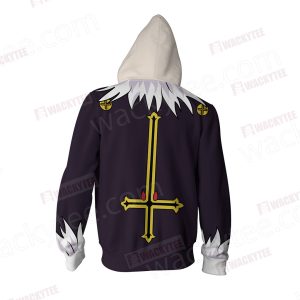 Hunter x Hunter Kuroro Lucifer Cosplay Zip Up Hoodie Jacket