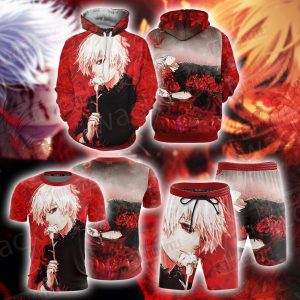 Tokyo Ghoul Kaneki Ken 3D Hoodie