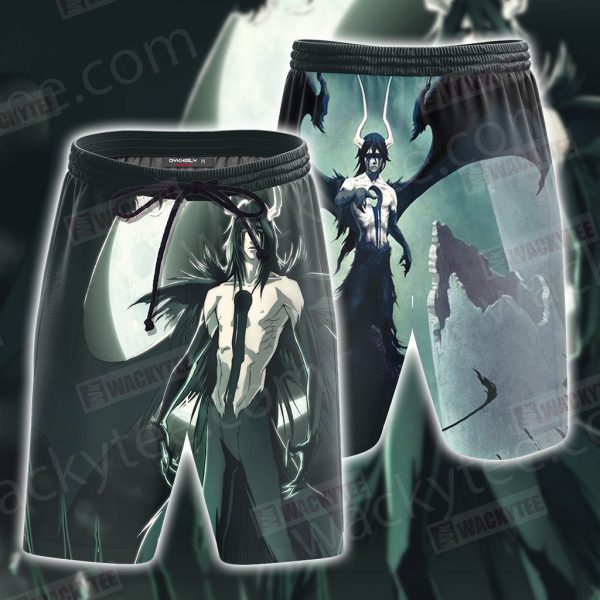 Bleach Ulquiorra Cifer 3D Beach Shorts