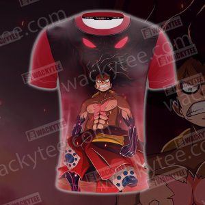 One Piece Luffy Snake Man 3D T-shirt