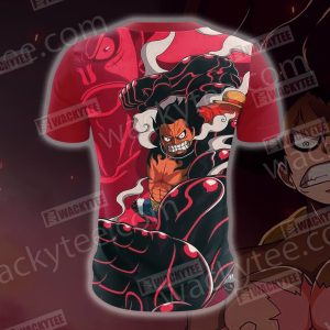 One Piece Luffy Snake Man 3D T-shirt