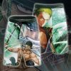 One Piece Pirate Hunter Zoro Beach Shorts