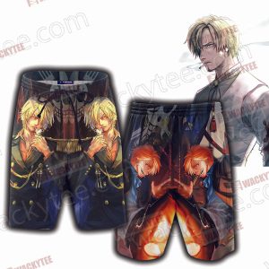 One Piece Sanji 3D Beach Shorts