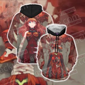 Shin Seiki Evangelion Soryu Asuka Langley 3D Hoodie