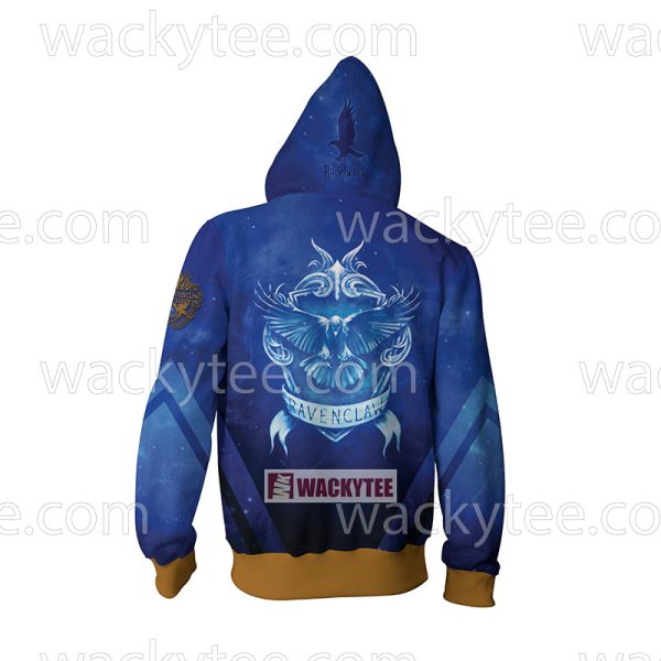 The Wise Ravenclaw Harry Potter New Look Zip Up Hoodie