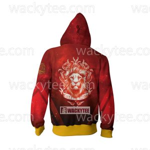 The Brave Gryffindor Harry Potter New Look Zip Up Hoodie