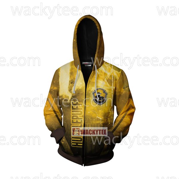 The Just Hufflepuff Harry Potter New Look Zip Up Hoodie