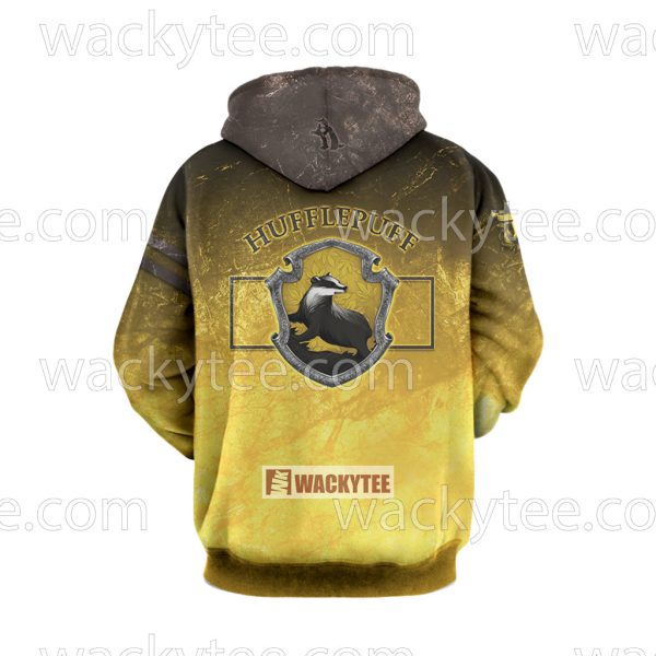 Hufflepuff My Honor Is My Loyalty 3D Hoodie