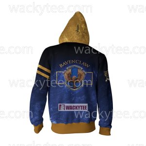 Ravenclaw The Doors Of Wisdom Are Never Shut Zip Up Hoodie