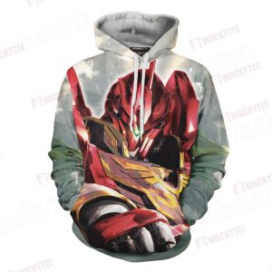 Mobile Suit Gundam Sinanju 3D Hoodie