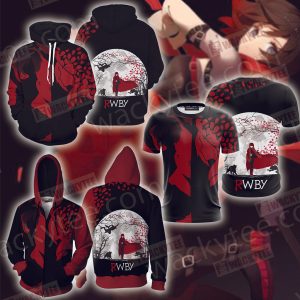 Team RWBY Ruby Rose Zip Up Hoodie