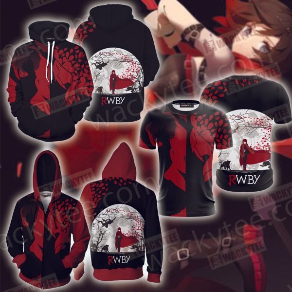 Team RWBY Ruby Rose 3D Hoodie