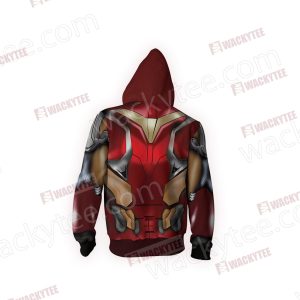 Avengers: Endgame Iron Man Cosplay Zip Up Hoodie Jacket