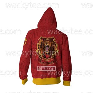 Gryffindor Wear Your House Colours With Pride Zip Up Hoodie