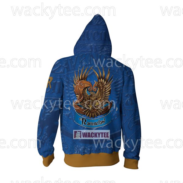 Ravenclaw Wear Your House Colours With Pride Zip Up Hoodie