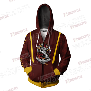 Gryffindor Bravest Were Prized Far Beyond The Rest Zip Up Hoodie