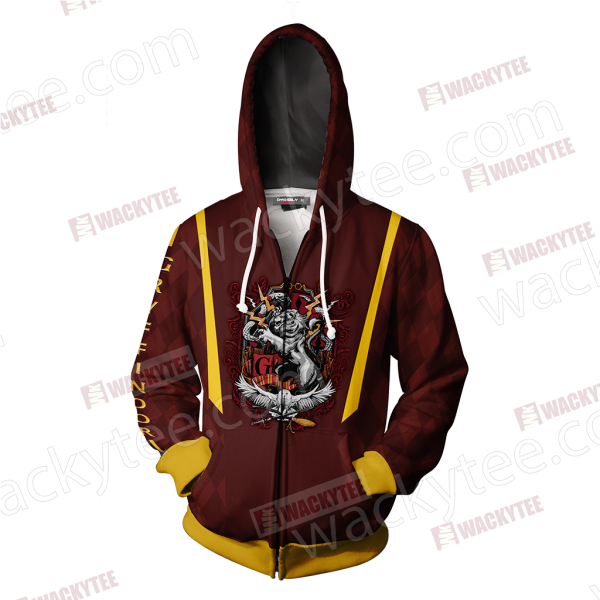 Gryffindor Bravest Were Prized Far Beyond The Rest Zip Up Hoodie